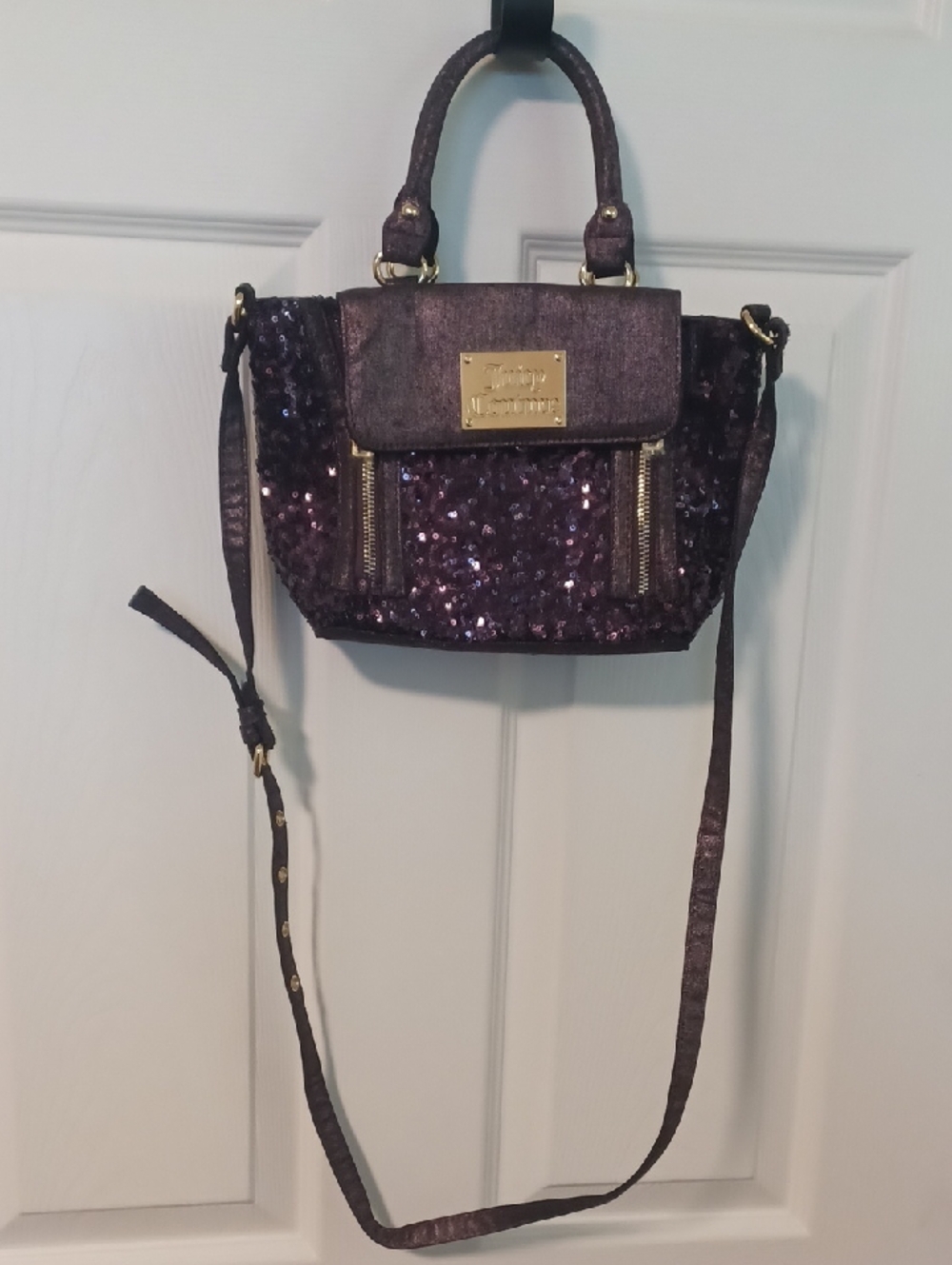 Juicy Couture Purple Sequin Purse